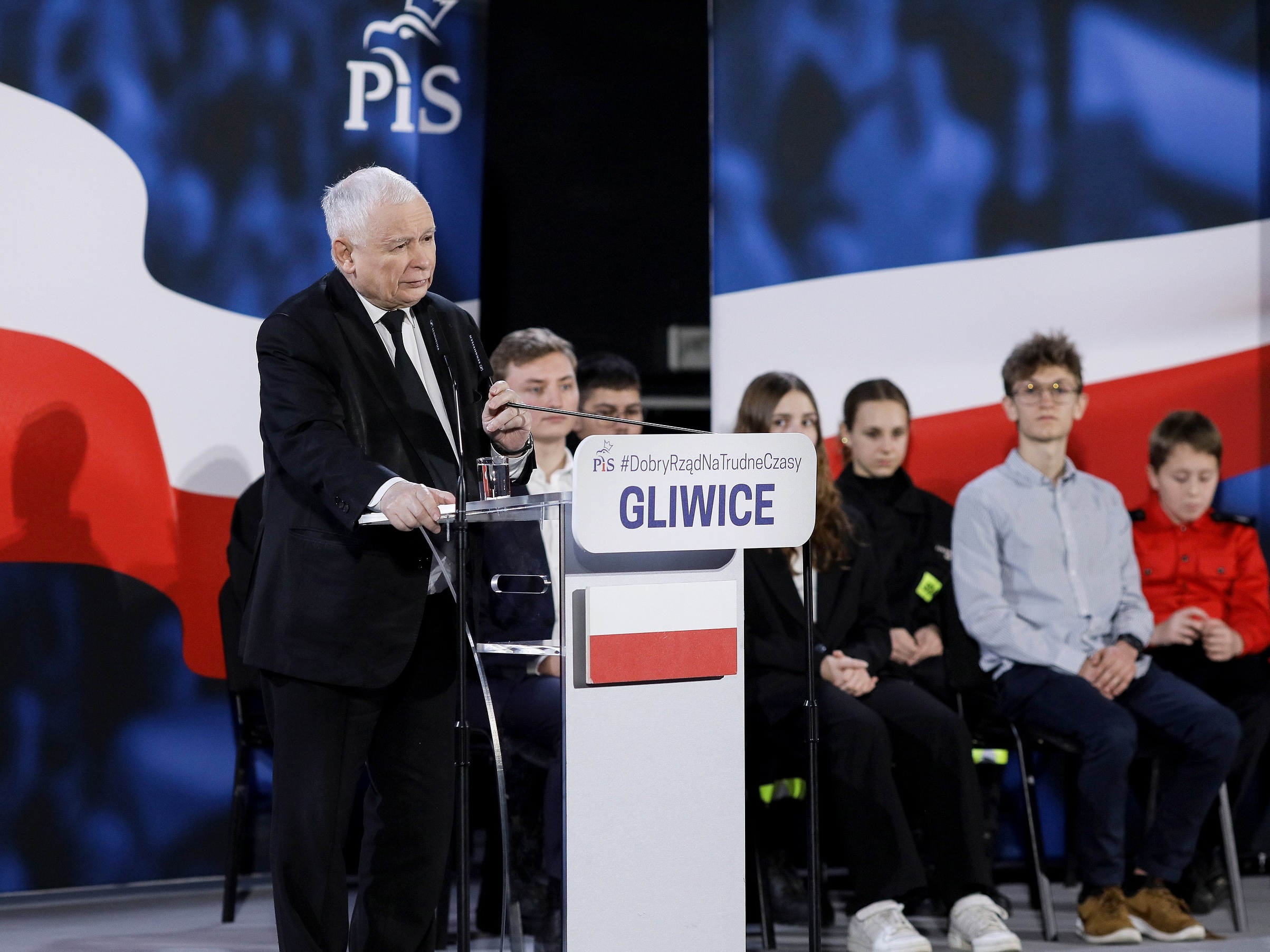 Prezes PiS Jarosław Kaczyński