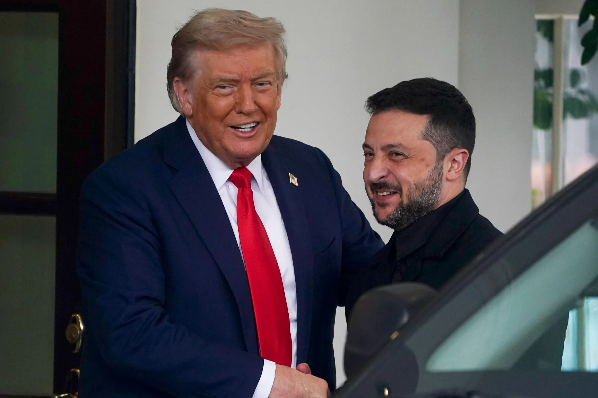 Donald Trump i Wołodymyr Zełenski