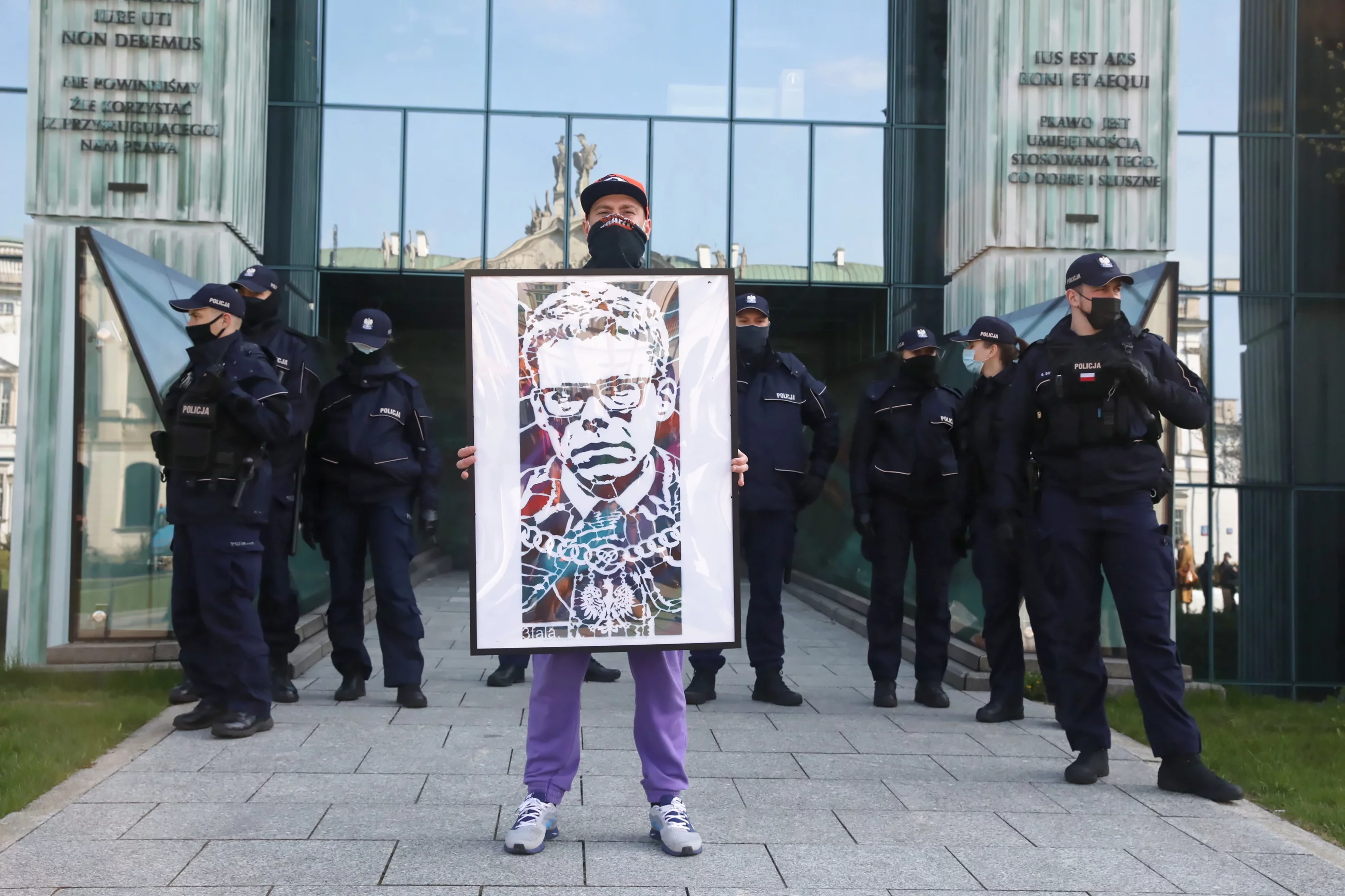 Protest pod siedzibą Sądu Najwyższego