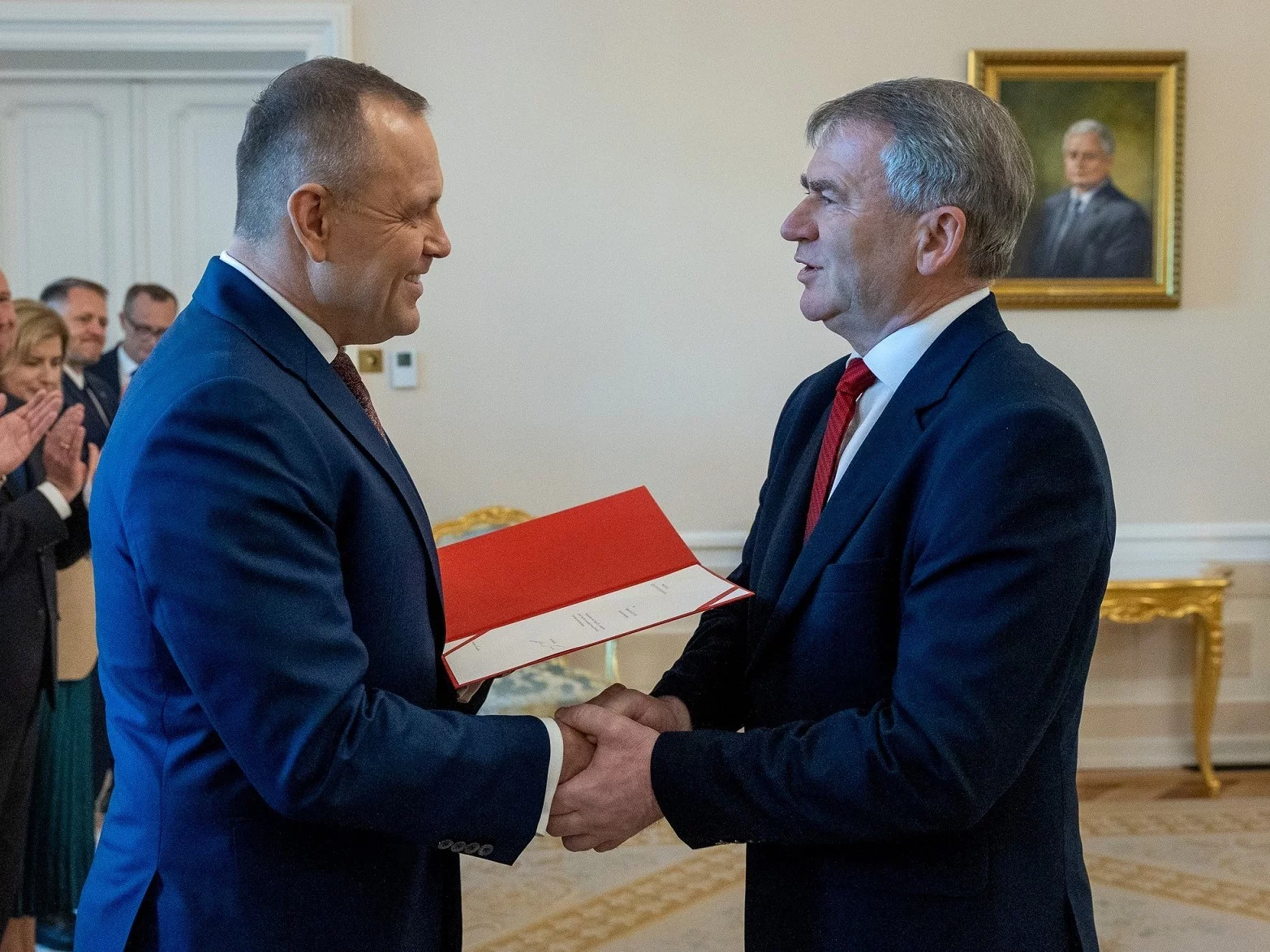 Prezydent Karol Nawrocki i sędzia Zbigniew Kapiński