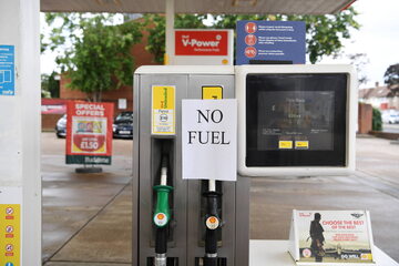 Stacja benzynowa w Wielkiej Brytanii