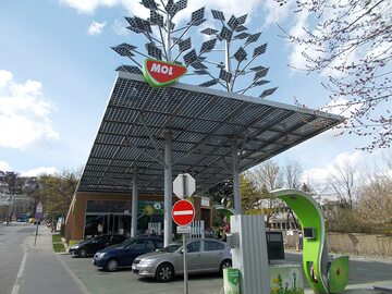 Stacja paliw MOL na Węgrzech