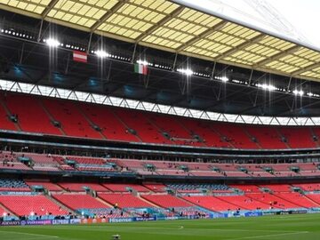 Stadion Wembley podczas Euro 2020.