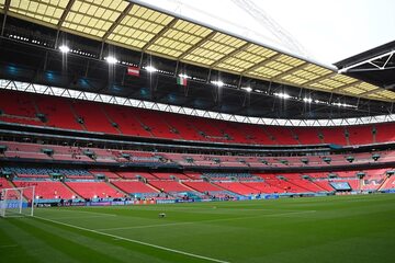 Stadion Wembley podczas Euro 2020.