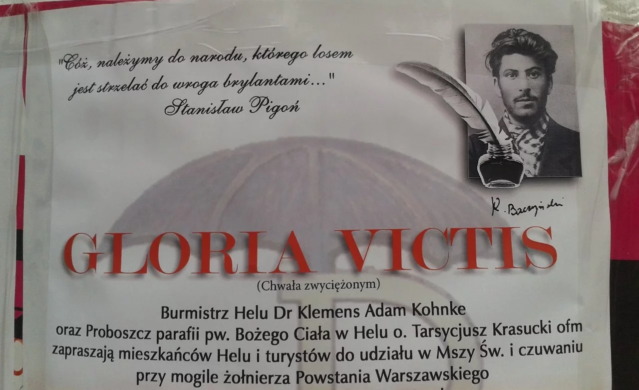 Józef Stalin podpisany jako Krzysztof Kamil Baczyński