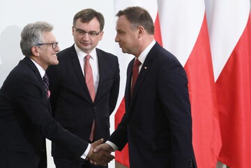 Stanisław Piotrowicz, Zbigniew Ziobro i prezydent Andrzej Duda