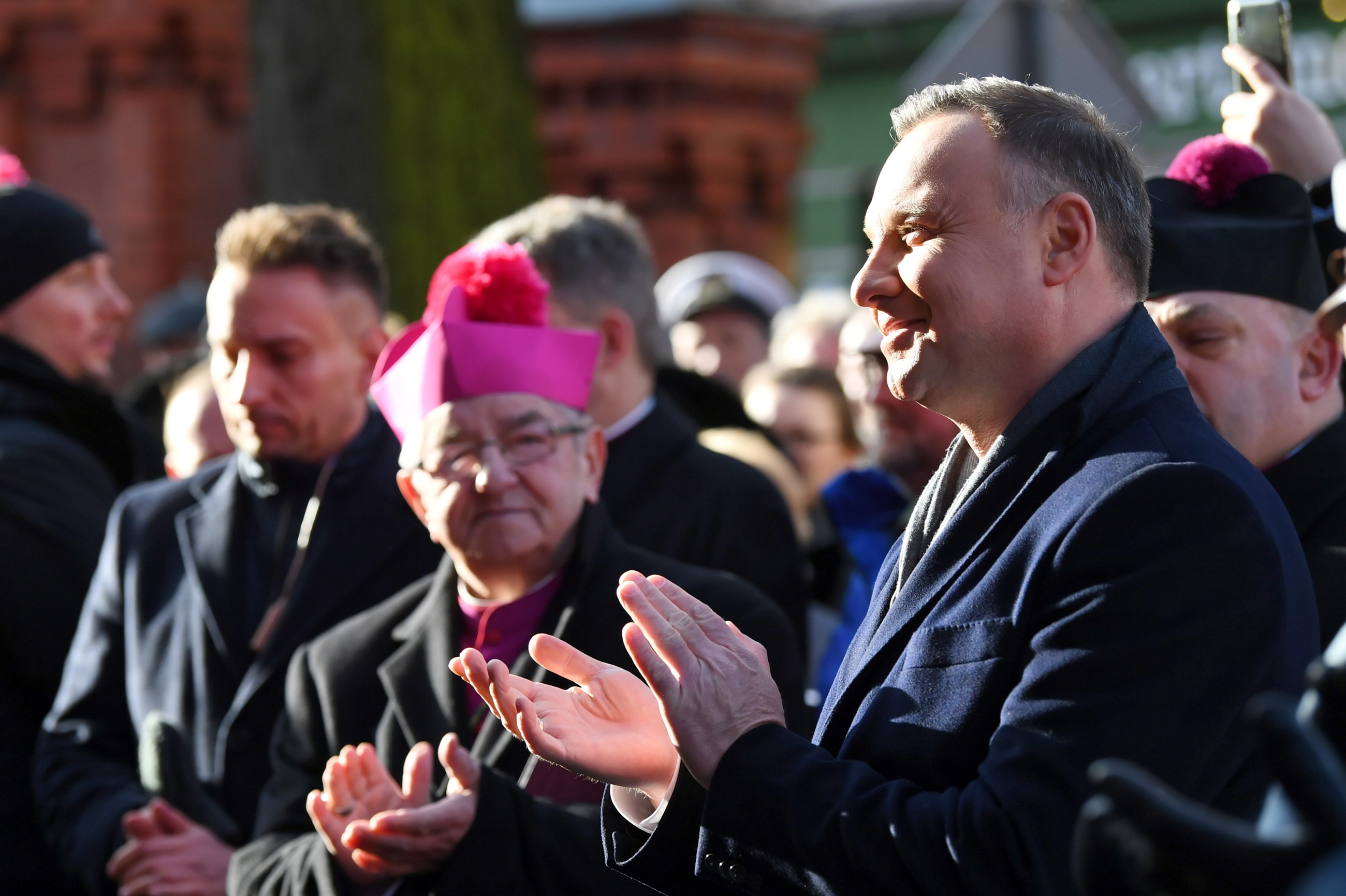 Prezydent Andrzej Duda i abp Sławoj Leszek Głódź