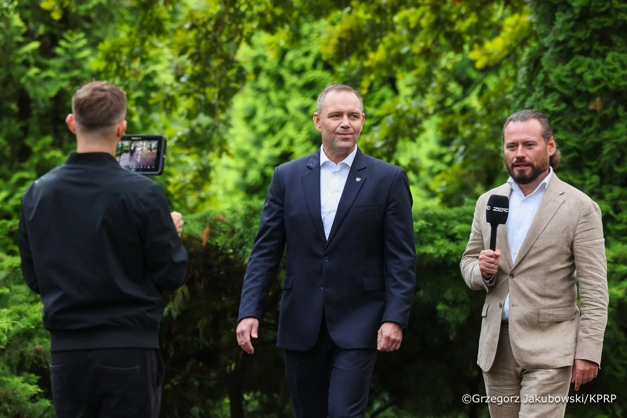 Prezydent Karol Nawrocki i Krzysztof Stanowski