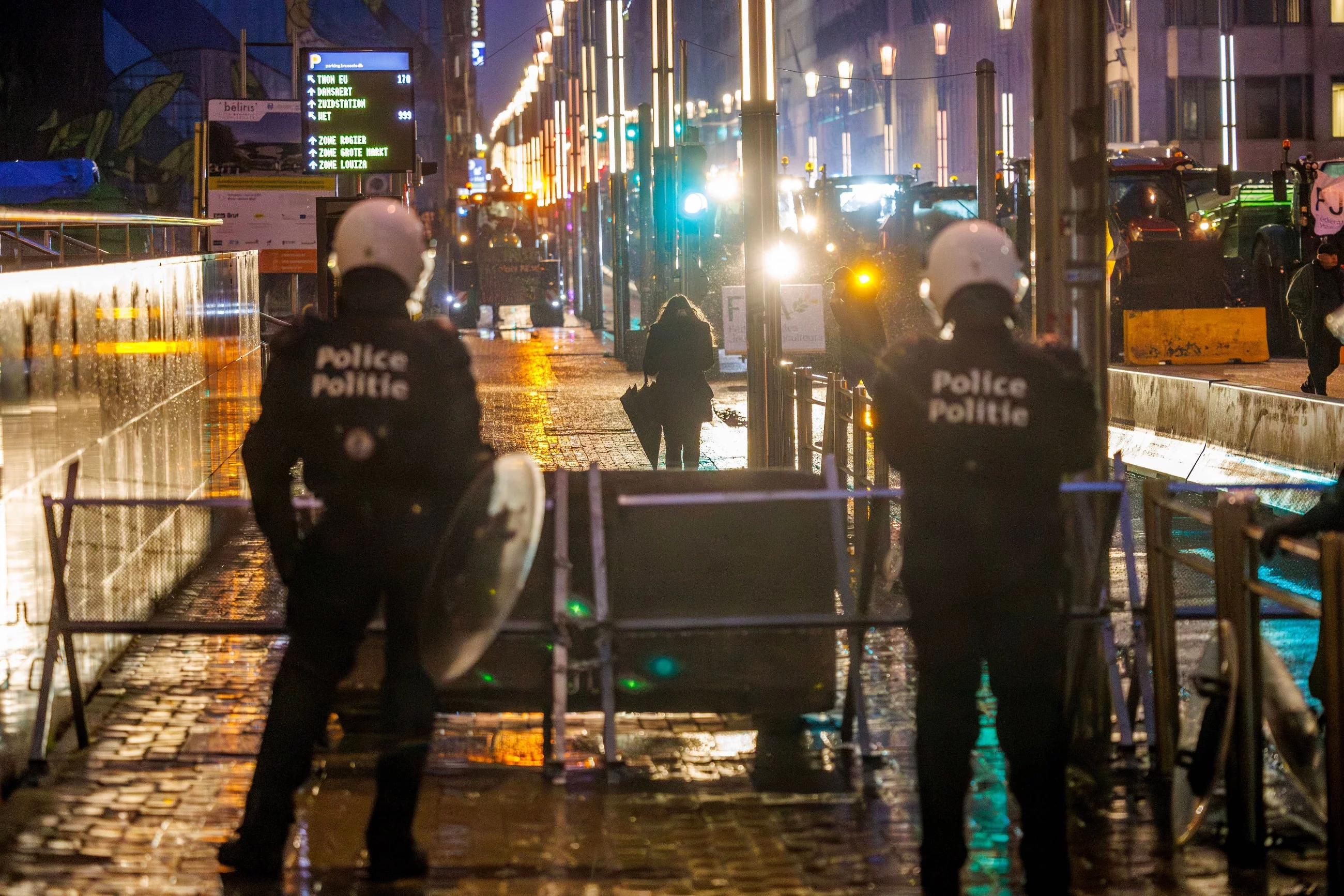 Protest rolników w Brukseli