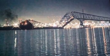 Statek uderzył w most w Baltimore