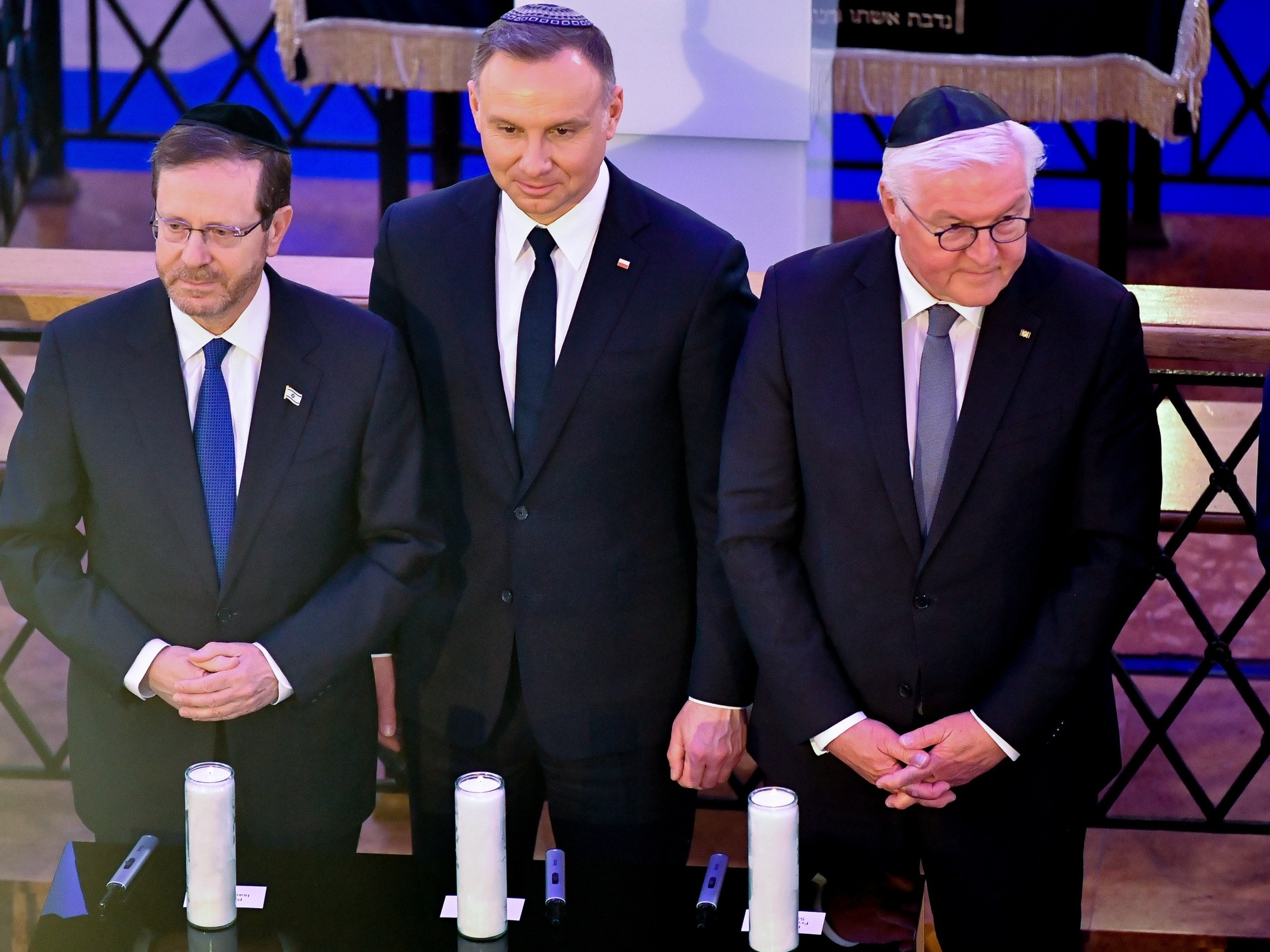 Andrzej Duda, Isaac Herzog, Frank-Walter Steinmeier