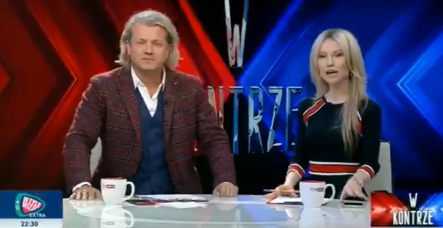 Jarosław Jakimowicz i Magdalena Ogórek prowadzą razem program "W kontrze".