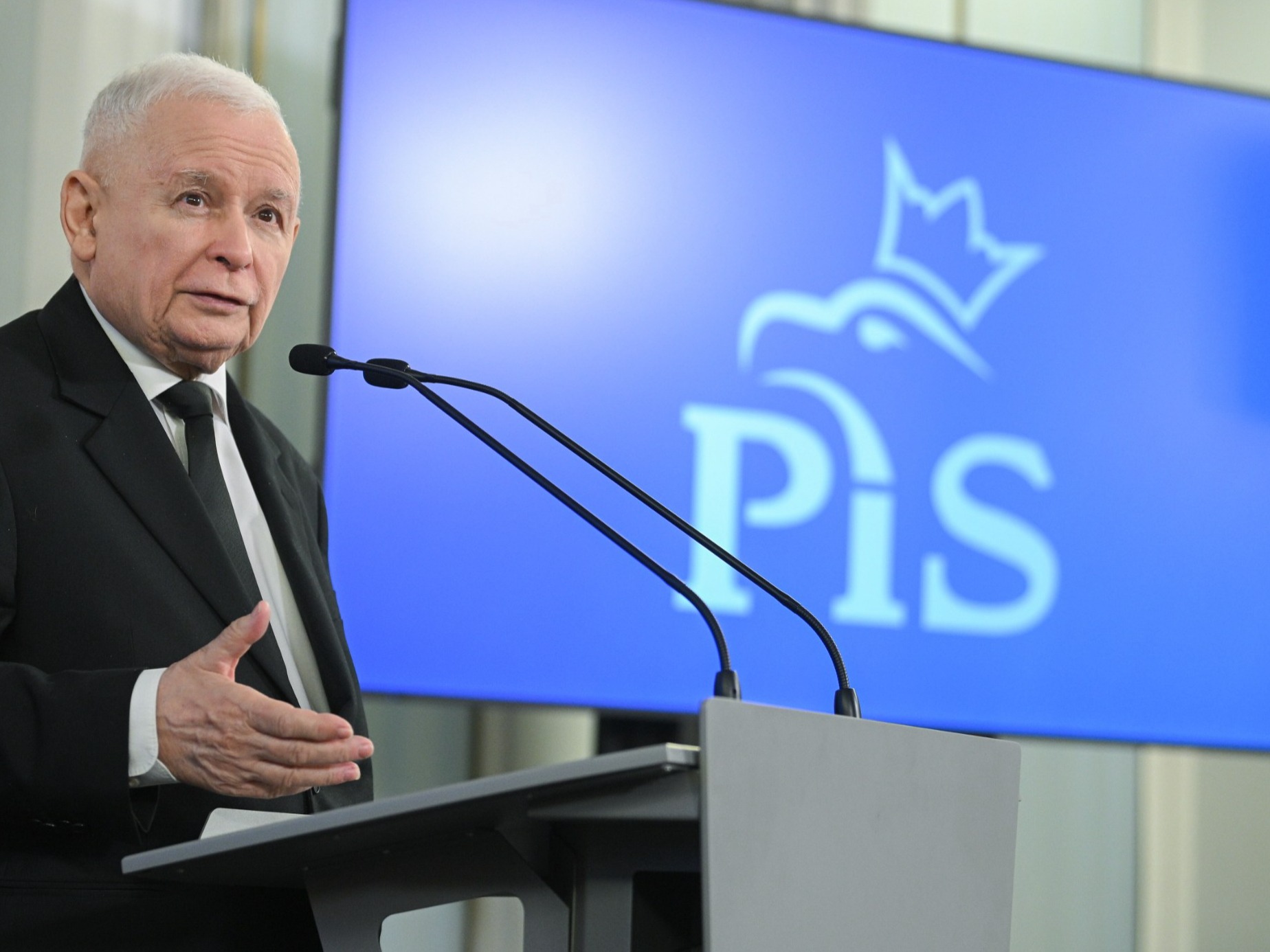 Prezes PiS Jarosław Kaczyński