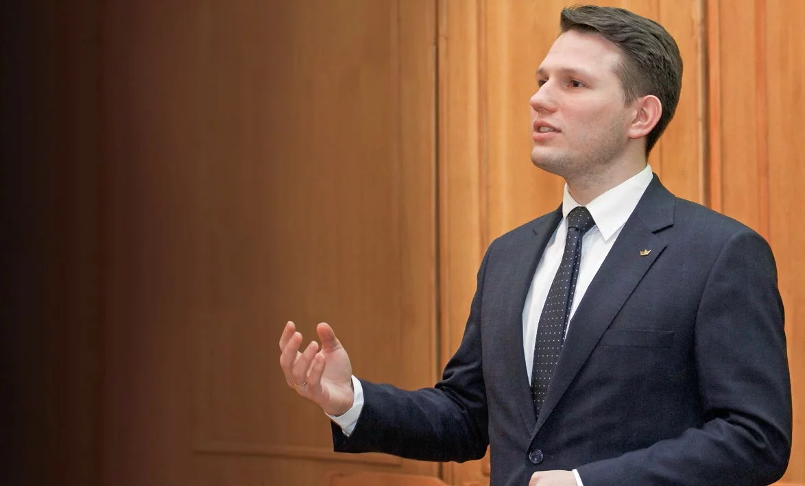 Sławomir Mentzen, wiceprezes KORWiN, opowiadał, że w polityce niczego nie wygrywa się merytoryką