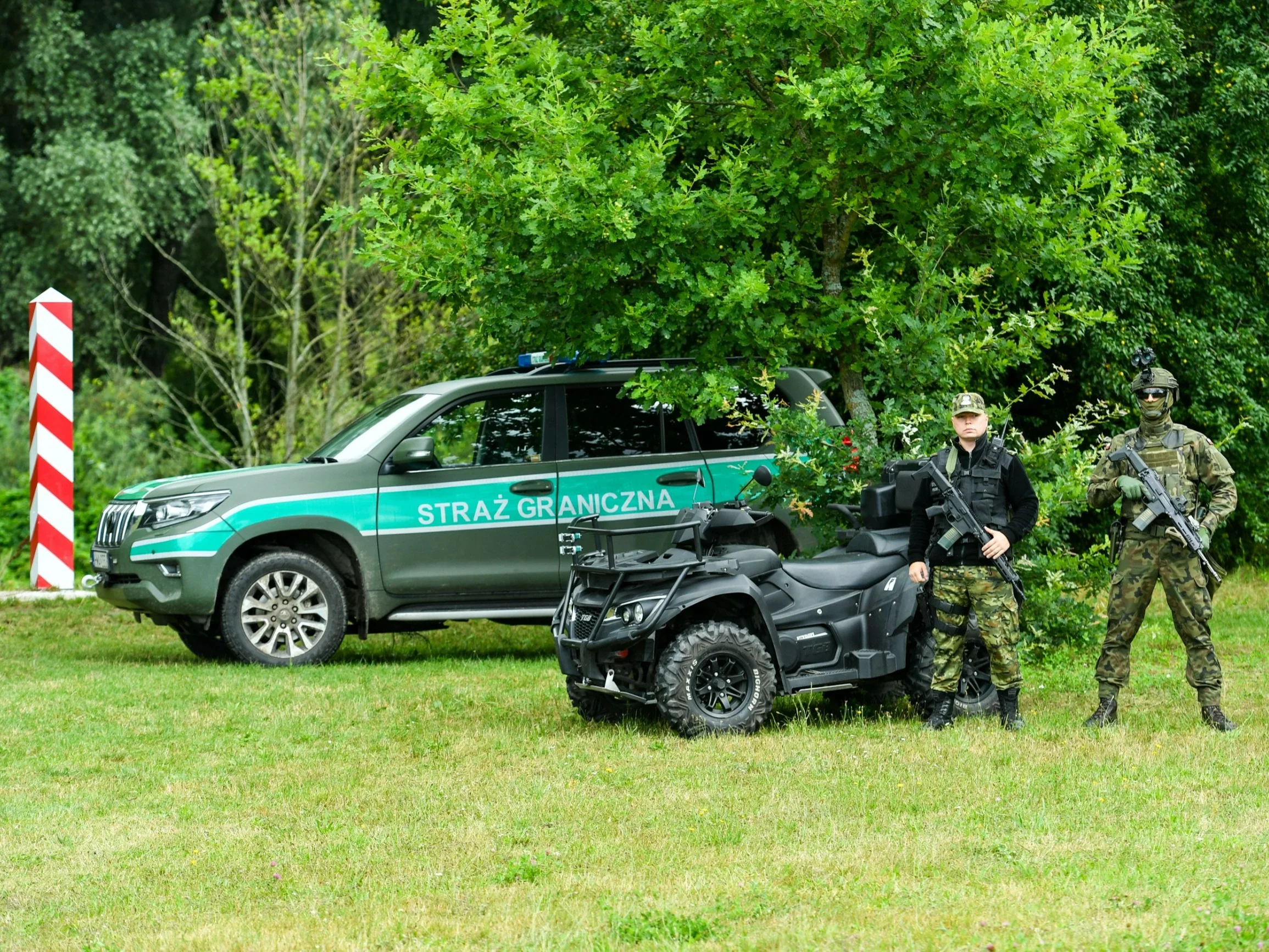Funkcjonariusze Straży Granicznej