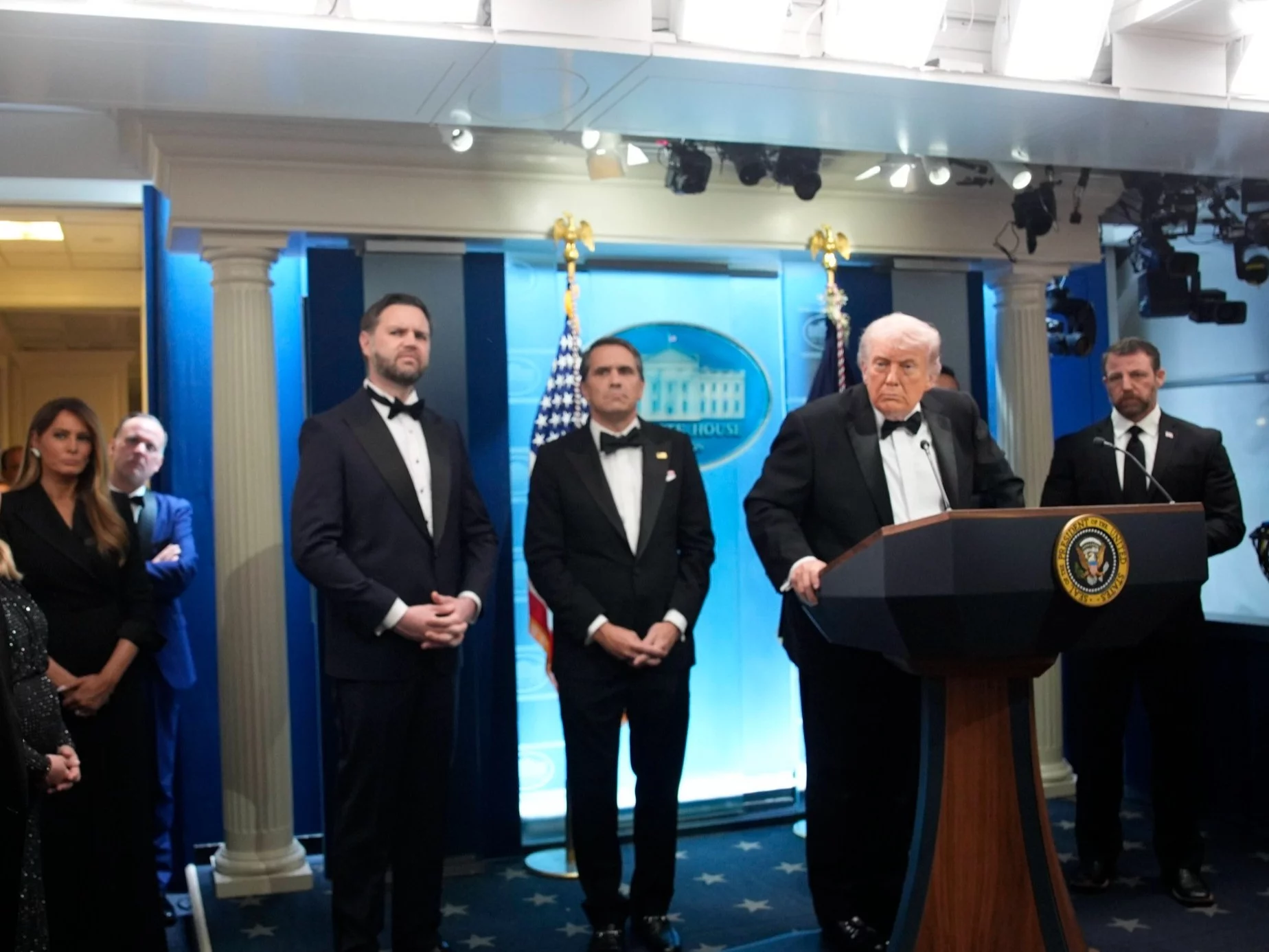 Konferencja Donalda Trumpa po strzelaninie