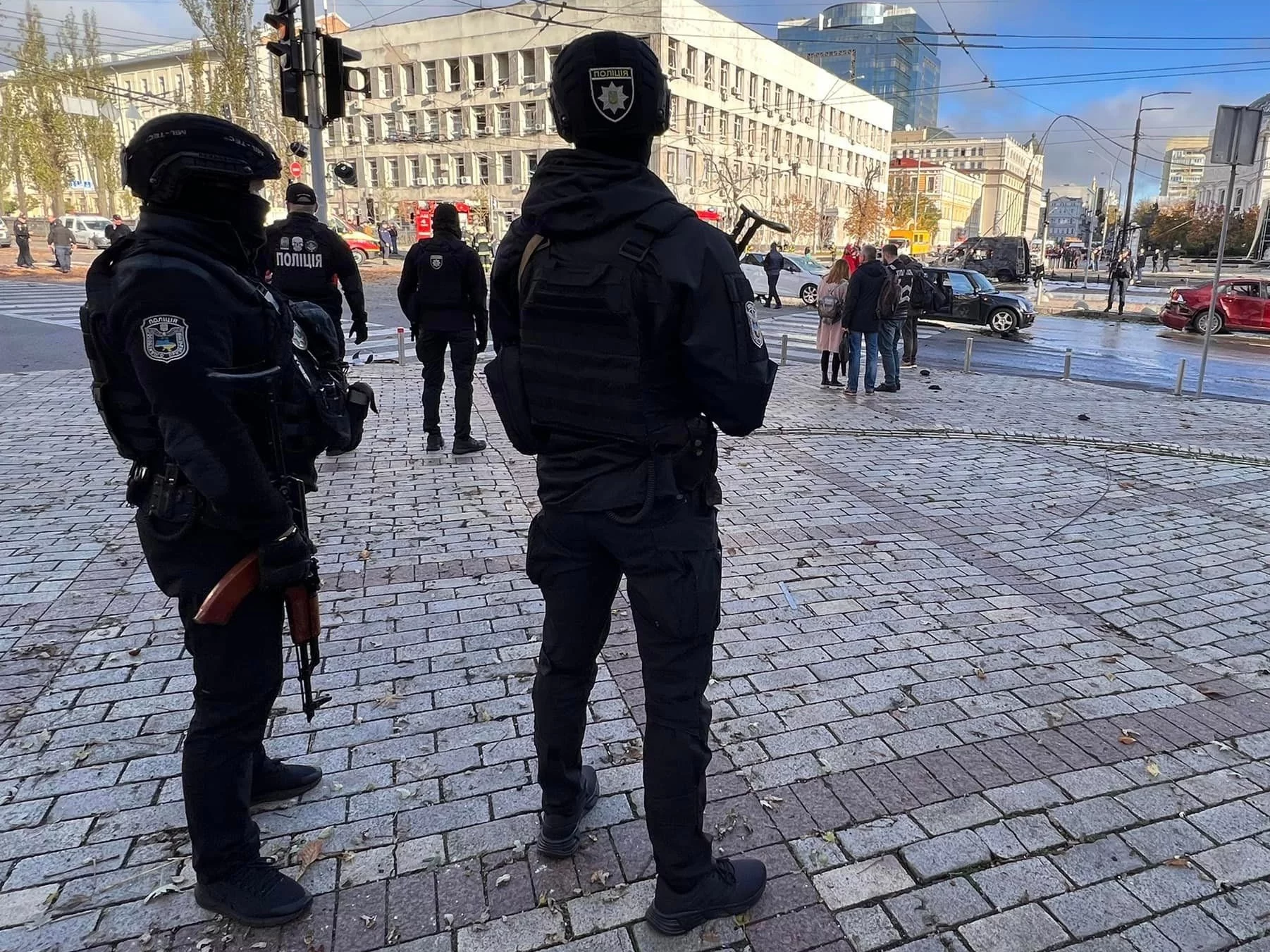 Ukraińska policja w Kijowie, zdjęcie ilustracyjne