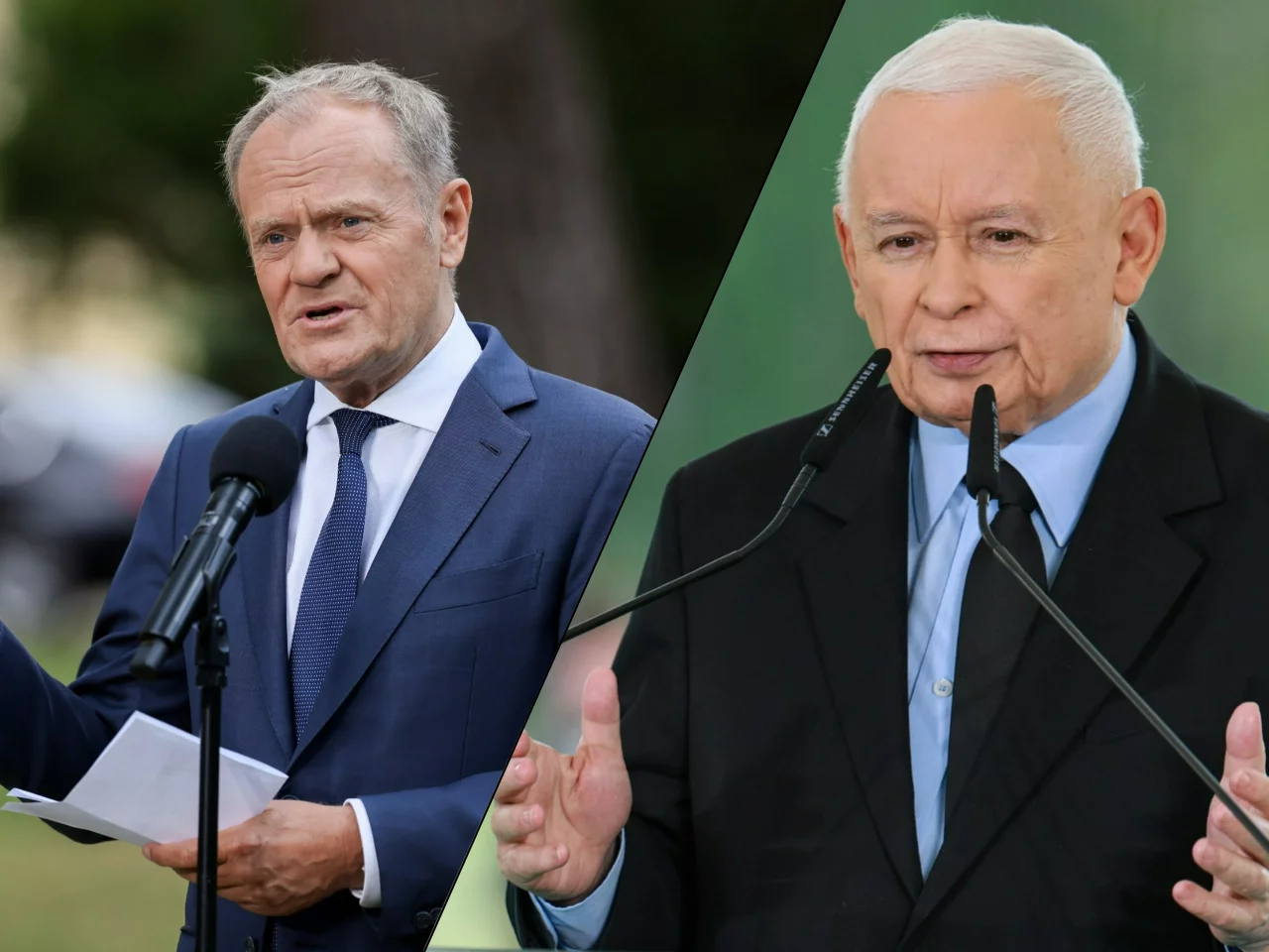 Donald Tusk i Jarosław Kaczyński