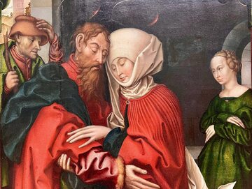 Św. Anna i św. Joachim na obrazie w Muzeum Sztuki w Bazylei