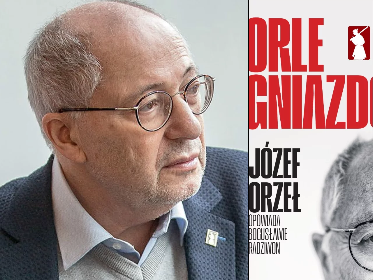 Józef Orzeł / okładka książki "Orle gniazdo"