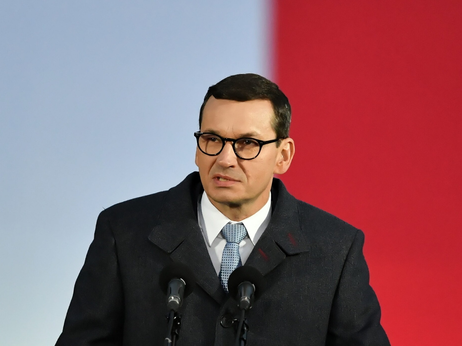 Premier Mateusz Morawiecki na Westerplatte