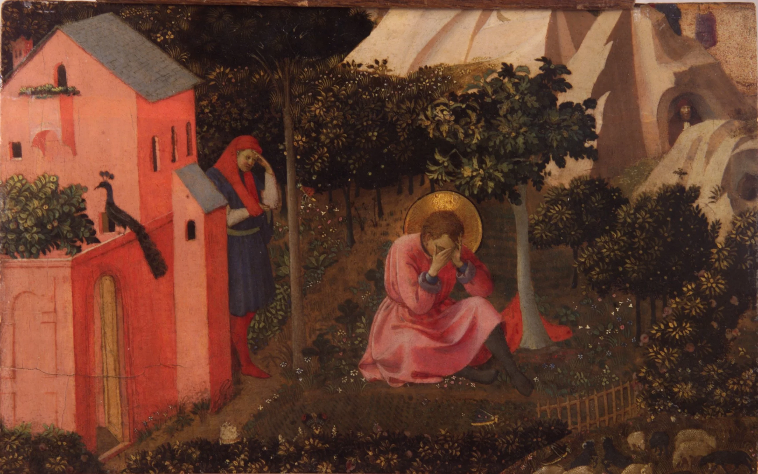 Nawrócenie św. Augustyna. Mal. Fra Angelico