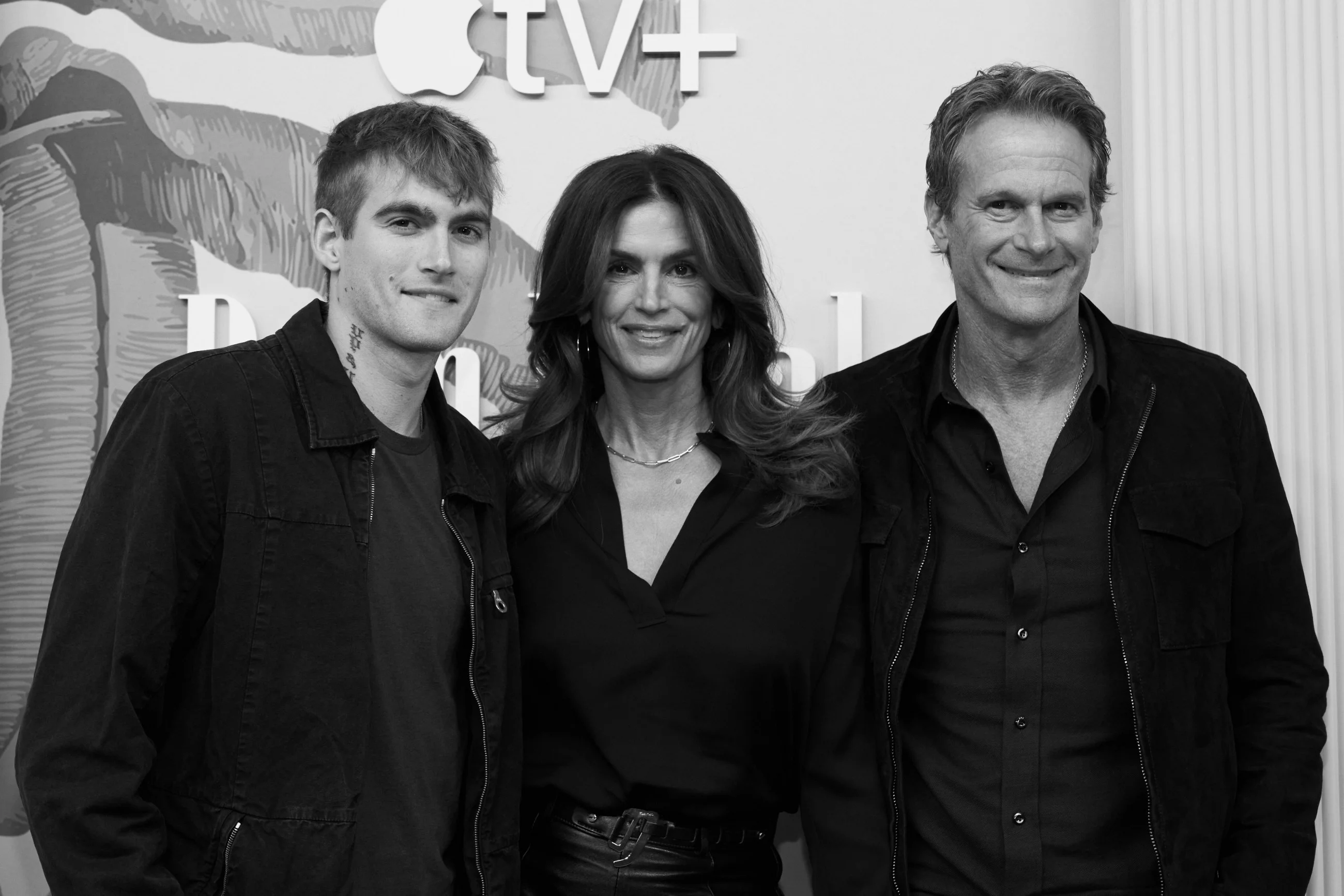 Nie żyje Presley Gerber (L). Syn Cindy Crawford (C) i Rande'a Gerbera (P)