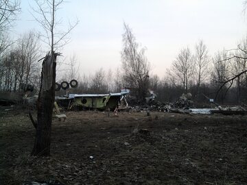 Szczątki samolotu Tu-154M wciąż są w posiadaniu Rosjan