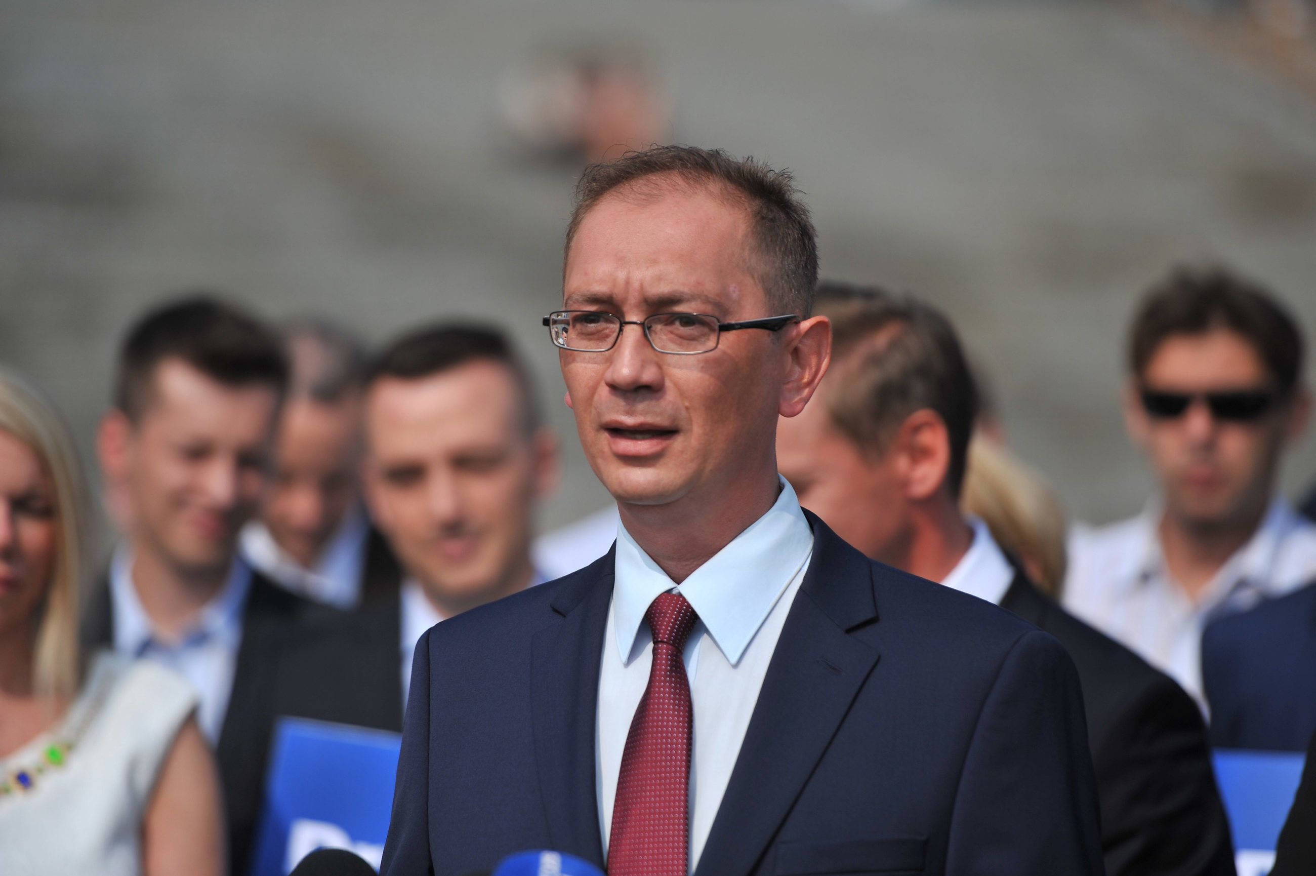 Łukasz Tyszler, szef klubu radnych KO w Szczecinie