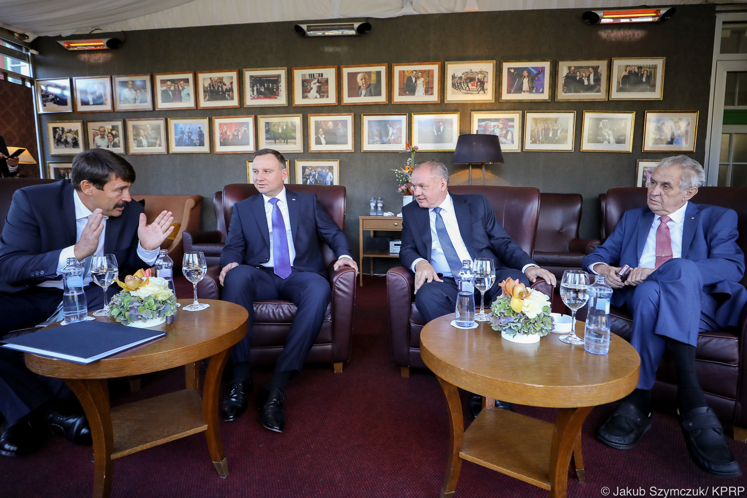 Szczyt przywódców państw Grupy Wyszehradzkiej w miejscowości Szczyrbskie Jezioro na Słowacji