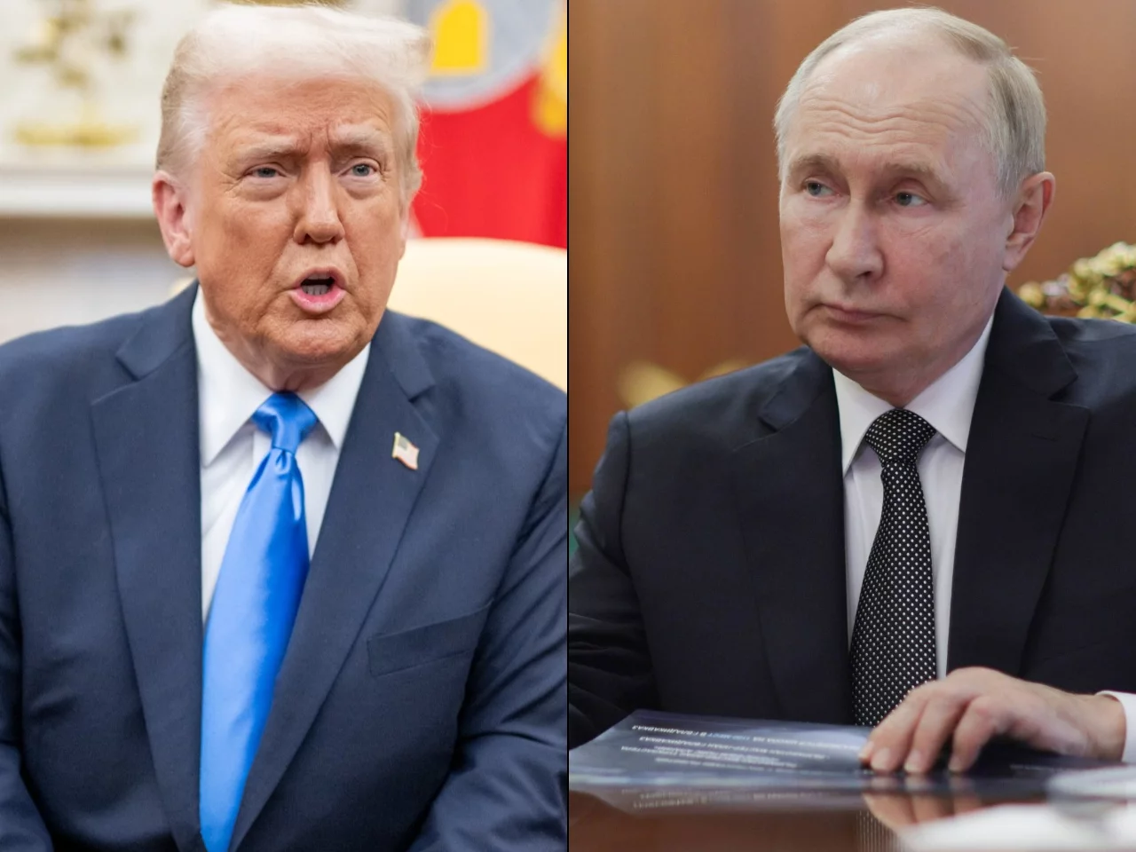 Donald Trump i Władimir Putin