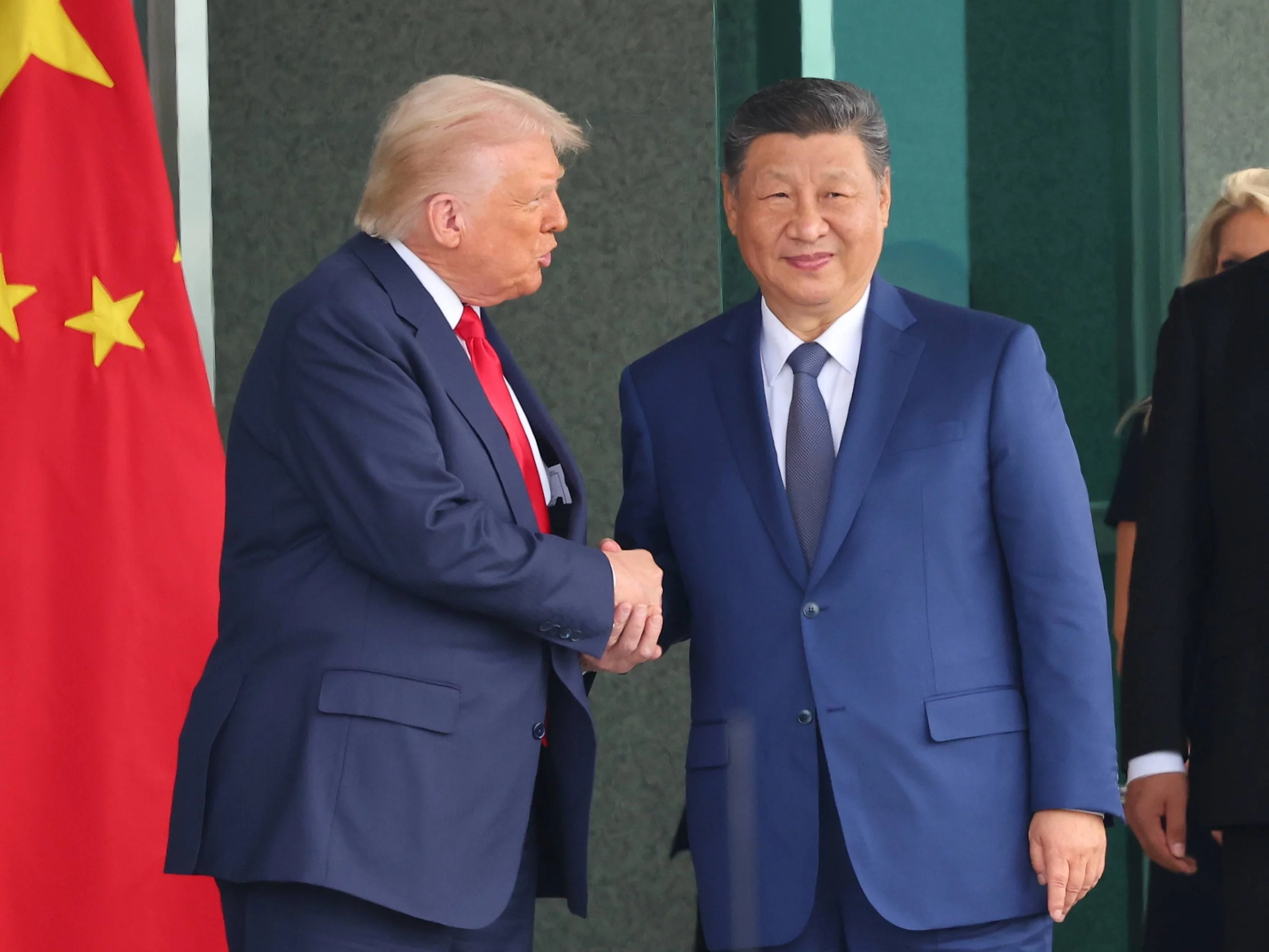 Prezydent USA Donald Trump i przywódca Chin Xi Jinping