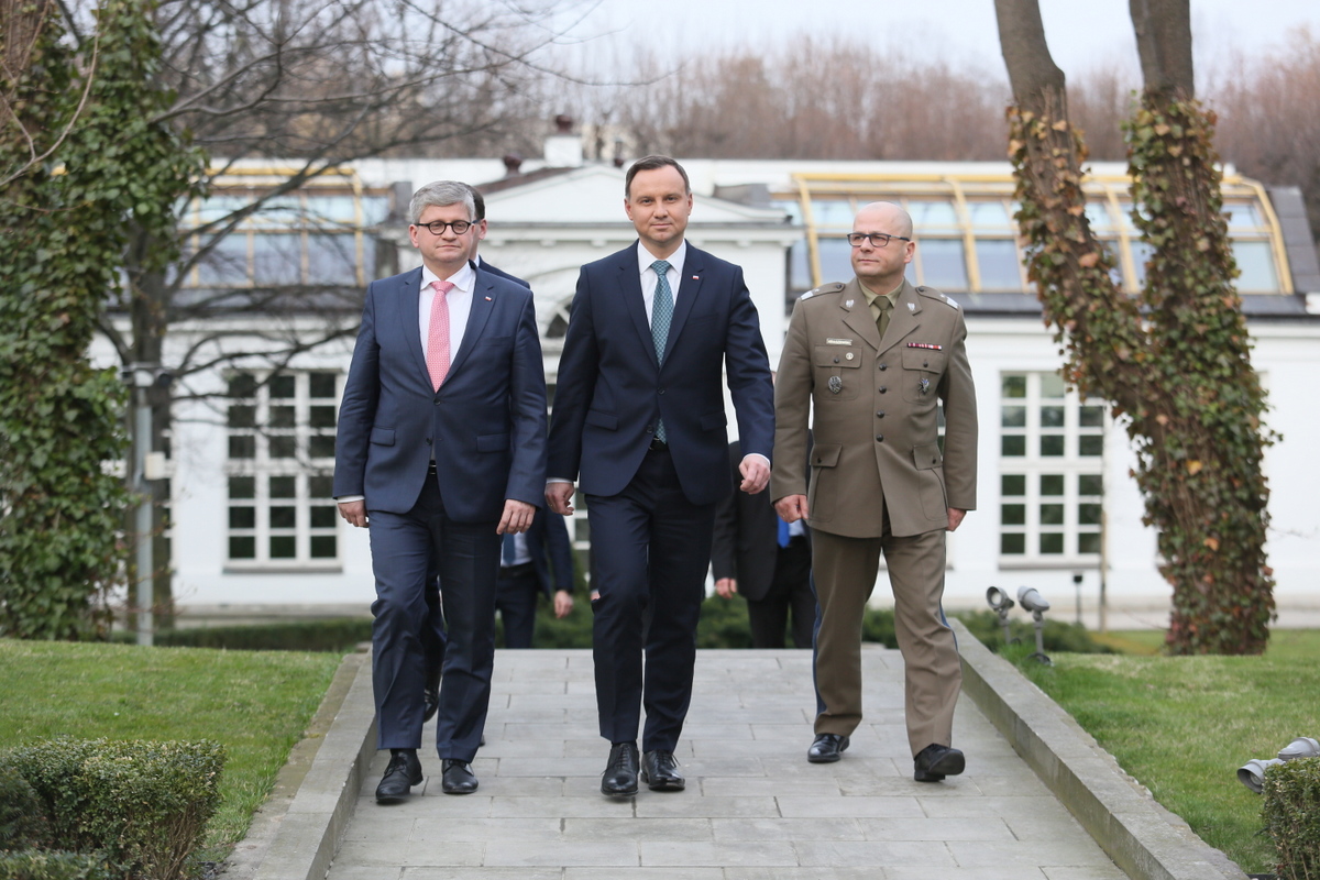 Andrzej Duda, Paweł Soloch, Jarosław Kraszewski