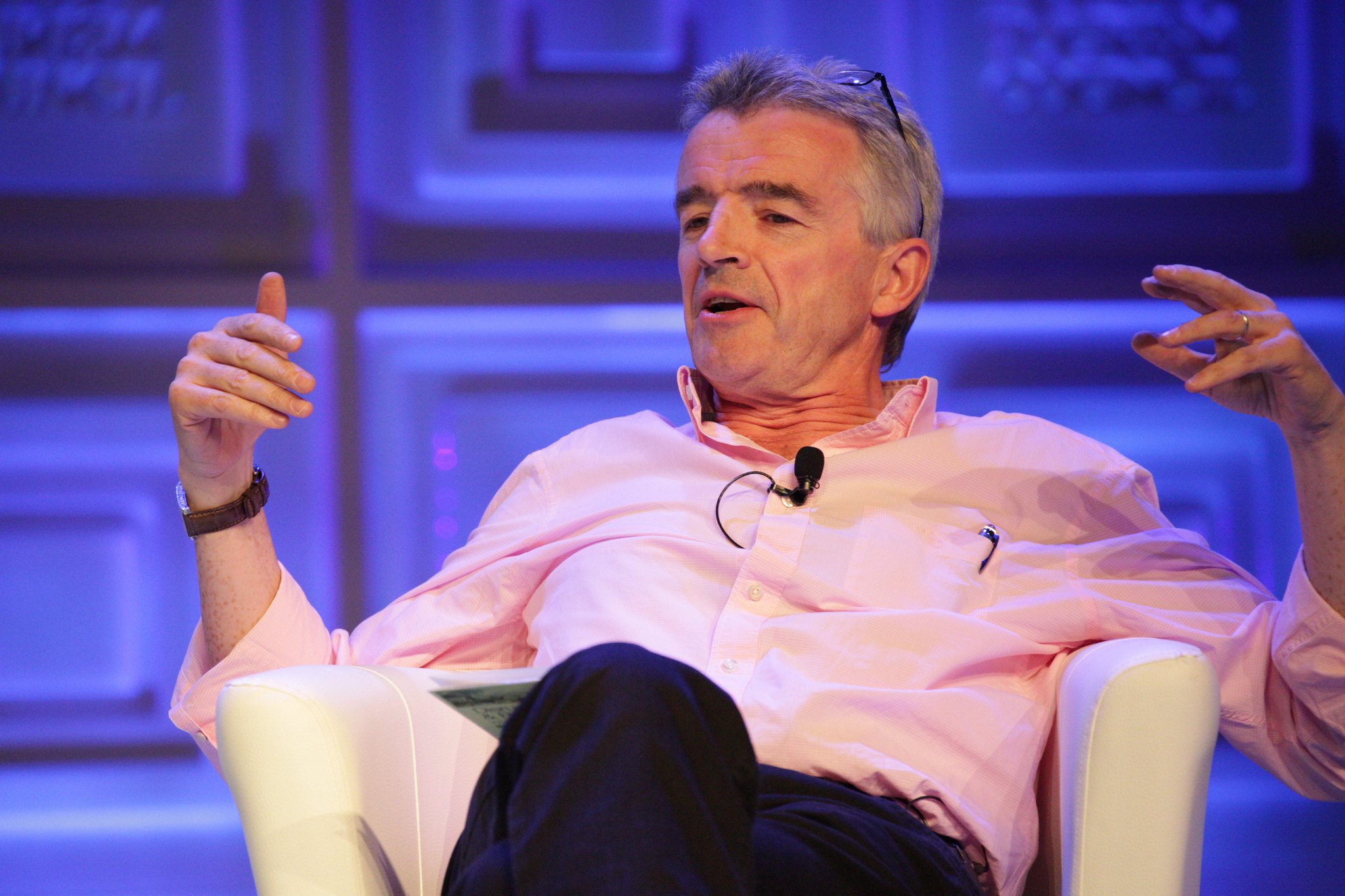 Michael O'Leary, prezes linii lotniczych Ryanair