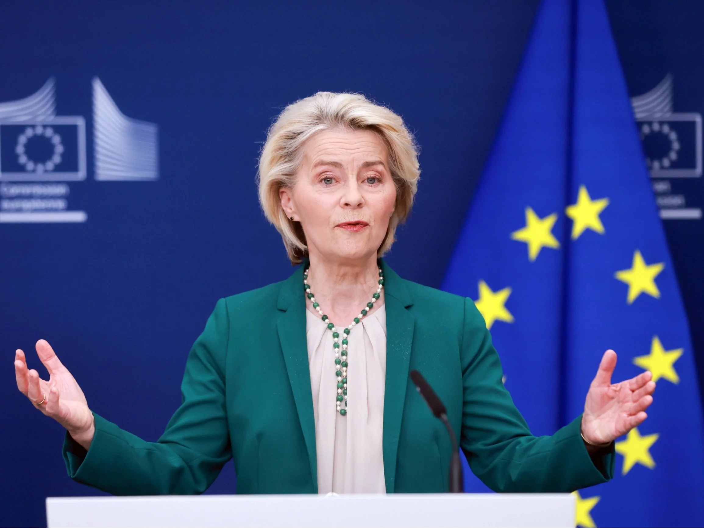 Przewodnicząca KE, niemiecka polityk Ursula von der Leyen