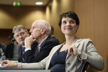 Szefowa populistycznej niemieckiej partii Alternatywa dla Niemiec (AfD) Frauke Petry