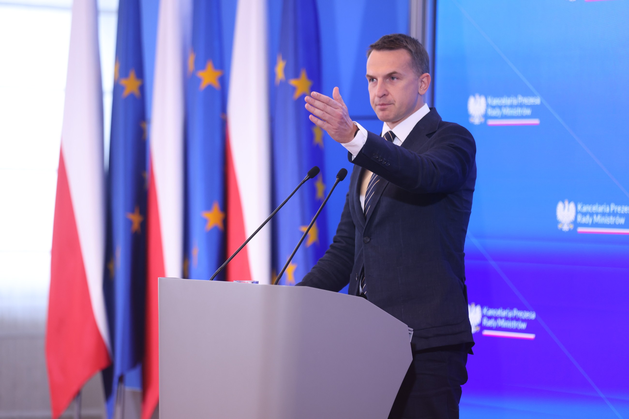 Rzecznik rządu Adam Szłapka