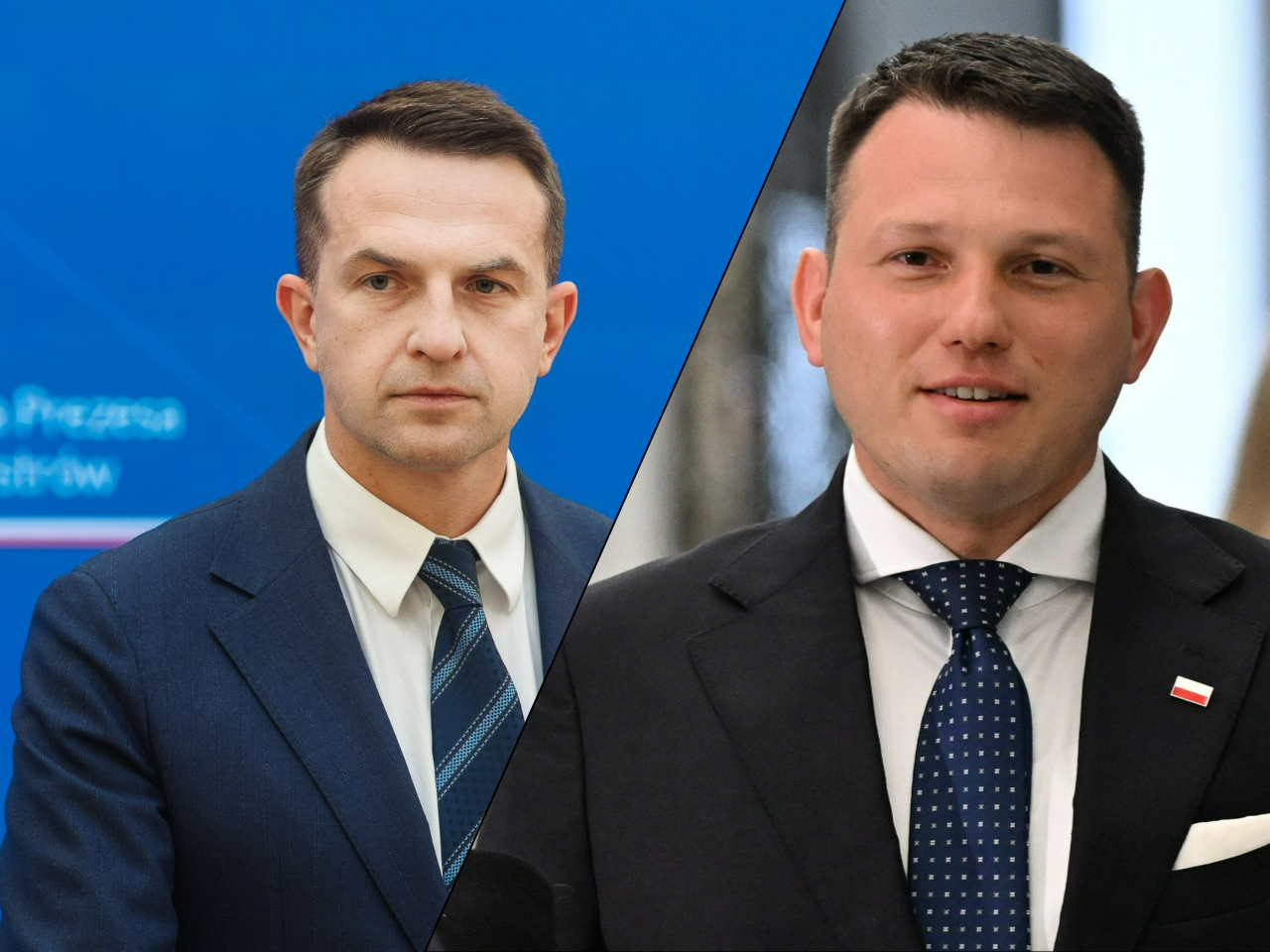 Adam Szłapka i Sławomir Mentzen