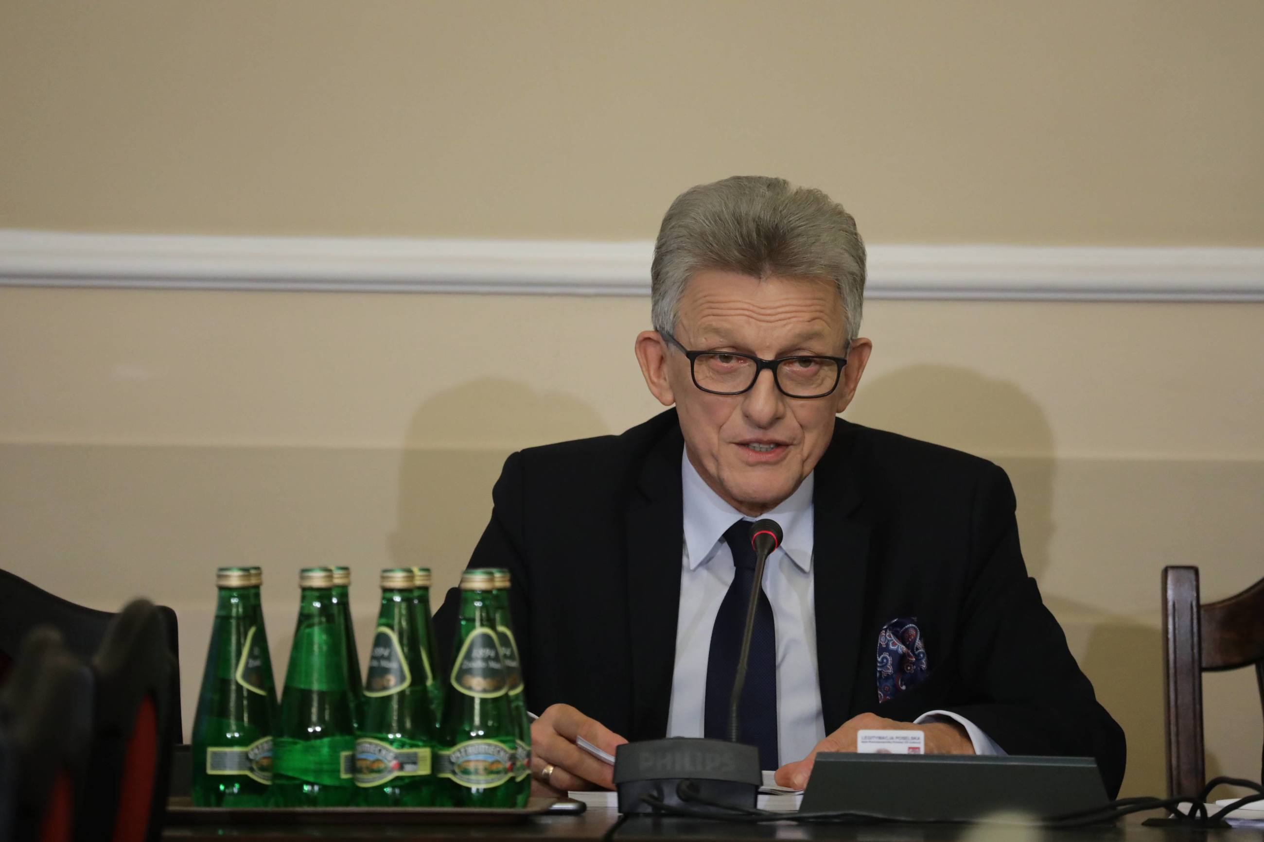 Przewodniczący sejmowej komisji sprawiedliwości Stanisław Piotrowicz (PiS)
