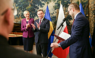 Szwecja: Para Prezydencka na spotkaniu z Polonią