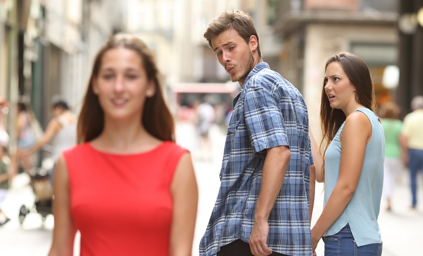 "Distracted Boyfriend Meme"