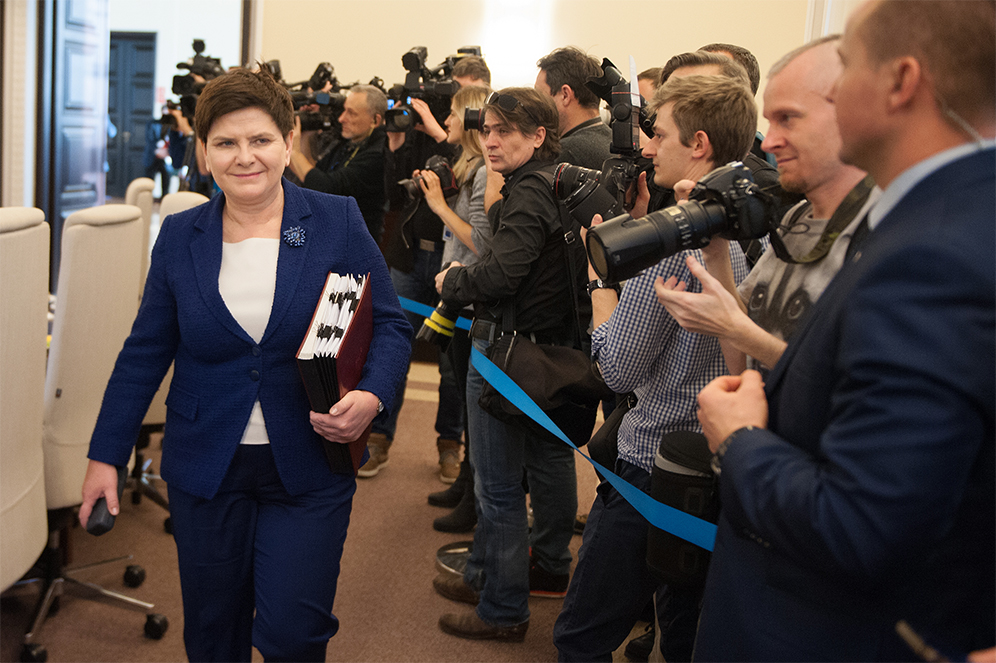 Beata Szydło na posiedzeniu rządu