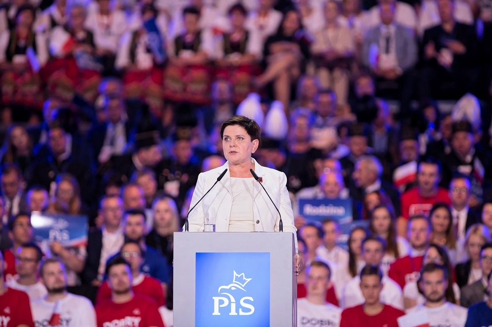 Beata Szydło na konwencji PiS