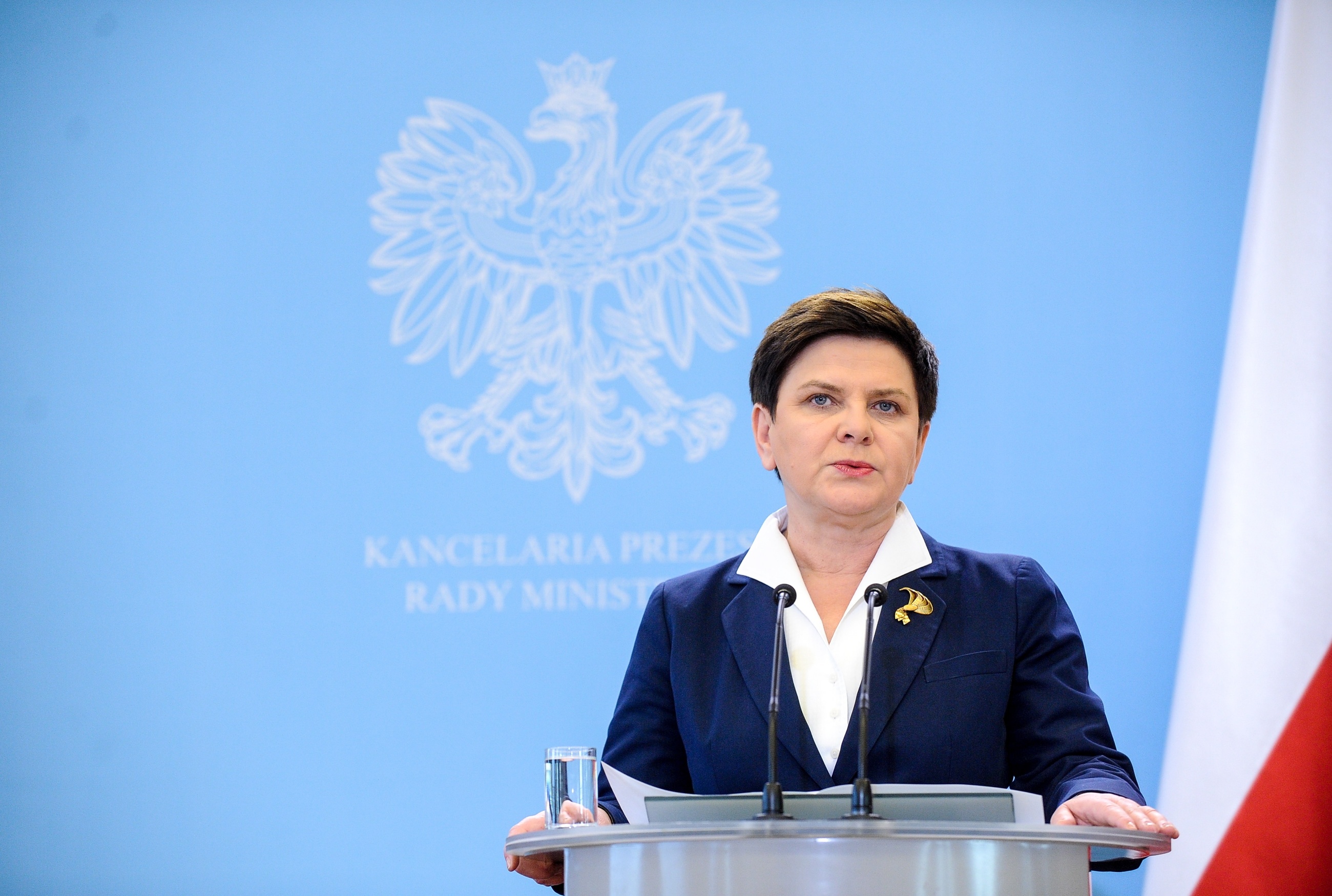 Konferencja premier Beaty Szydło