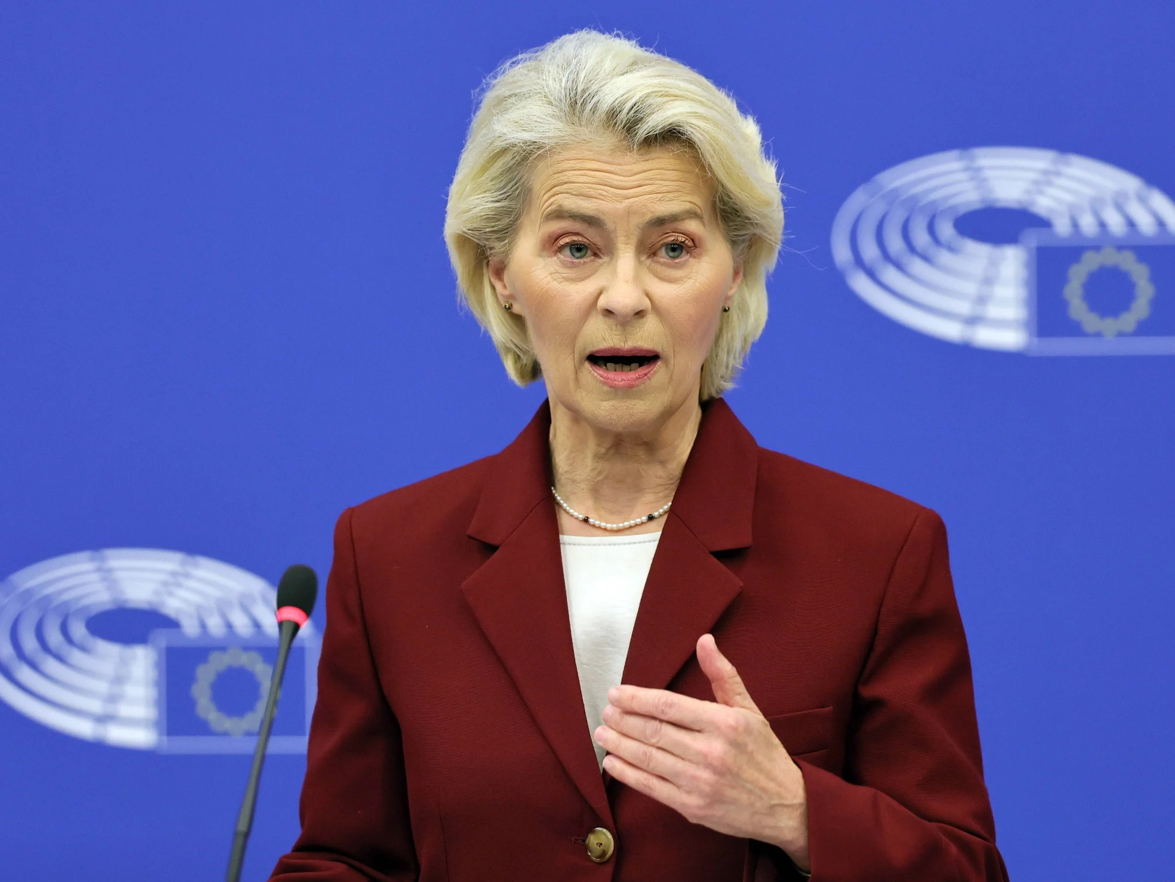 Przewodnicząca Komisji Europejskiej, niemiecka polityk Ursula von der Leyen
