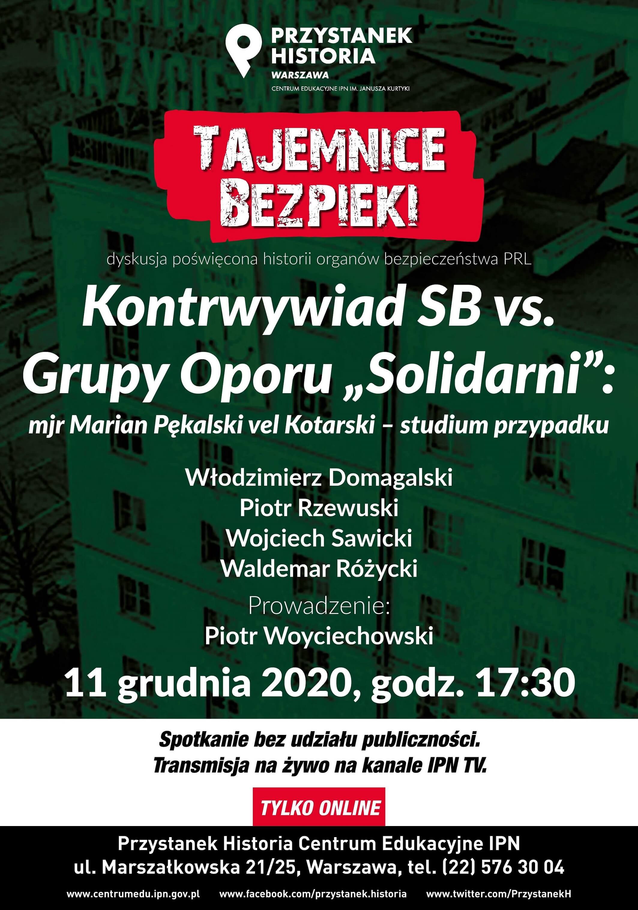 Transmisja odbędzie się 11 grudnia o godz. 17:30 w serwisie YouTube