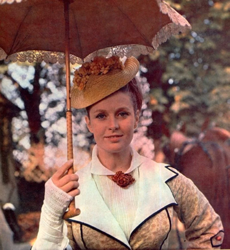 Beata Tyszkiewicz w roli Izabeli Łęckiej w filmie „Lalka” (1968)
