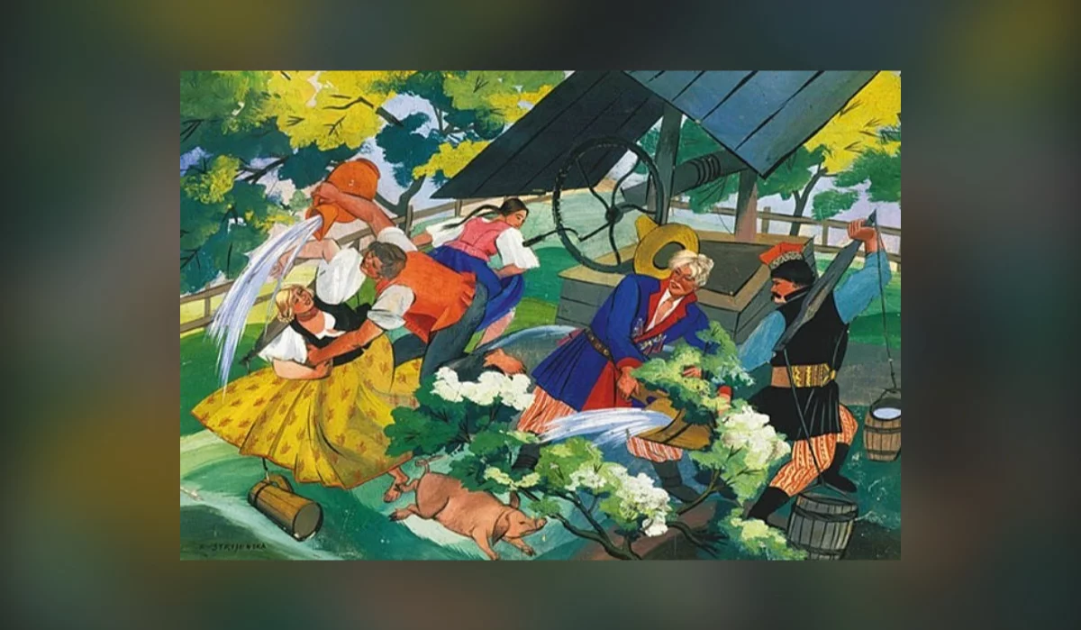 Zofia Stryjeńska, "Dyngus"