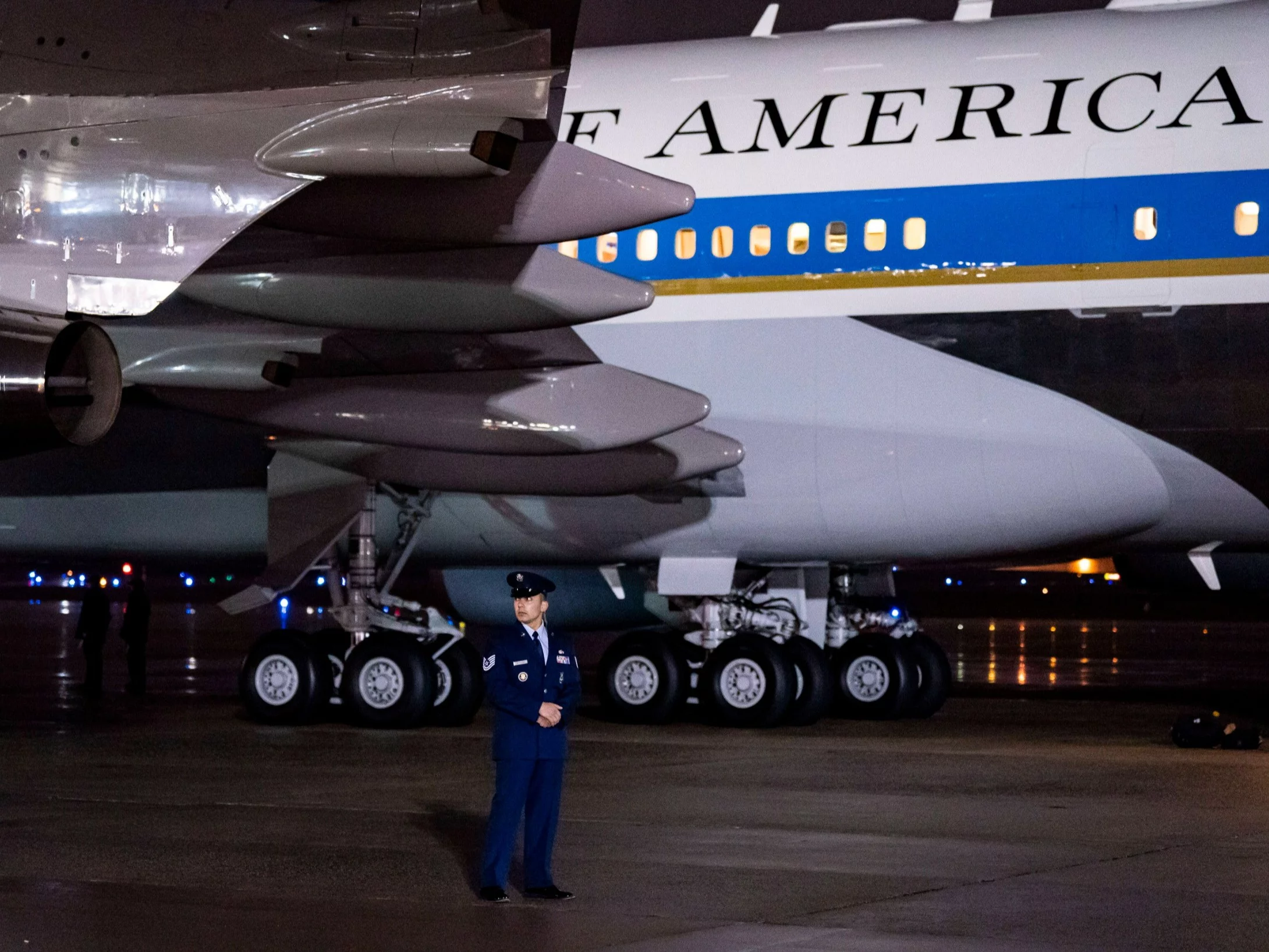 Podejrzana przesyłka w bazie Joint Base Andrews w stanie Maryland