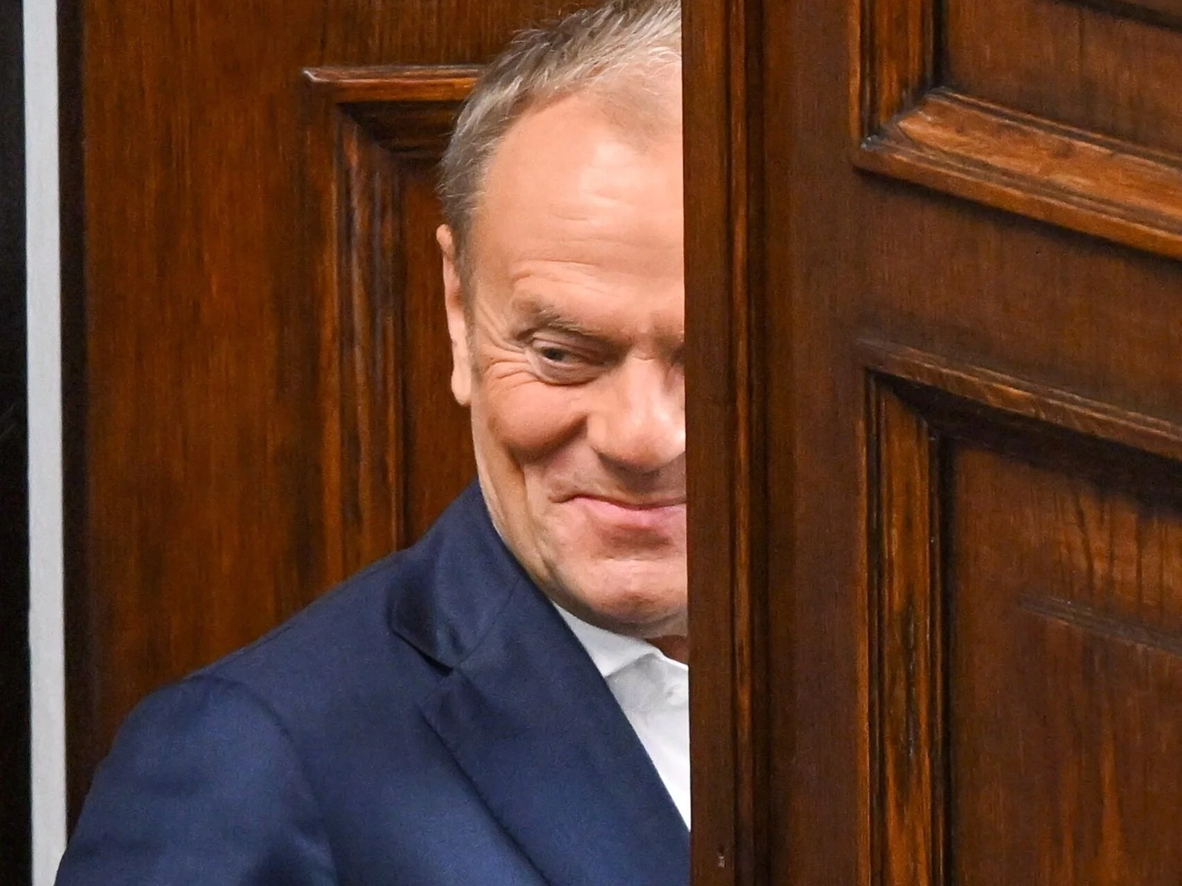 Premier Donald Tusk na sali plenarnej Sejmu